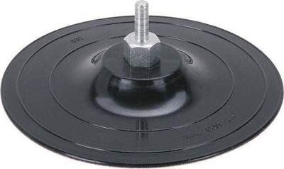 Disk bluarës Wolfcraft, 125mm, shank 8mm, me ngjitje me “hook and loop”