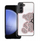 Futera telefoni Rowy Teddy Bear për Samsung S24 FE, PU TPU, transparente me shkëlqim