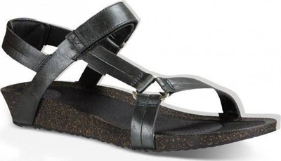 Sandale gocash Teva Ysidro Universal Wedge Metallic, me platformë, kafe metalike