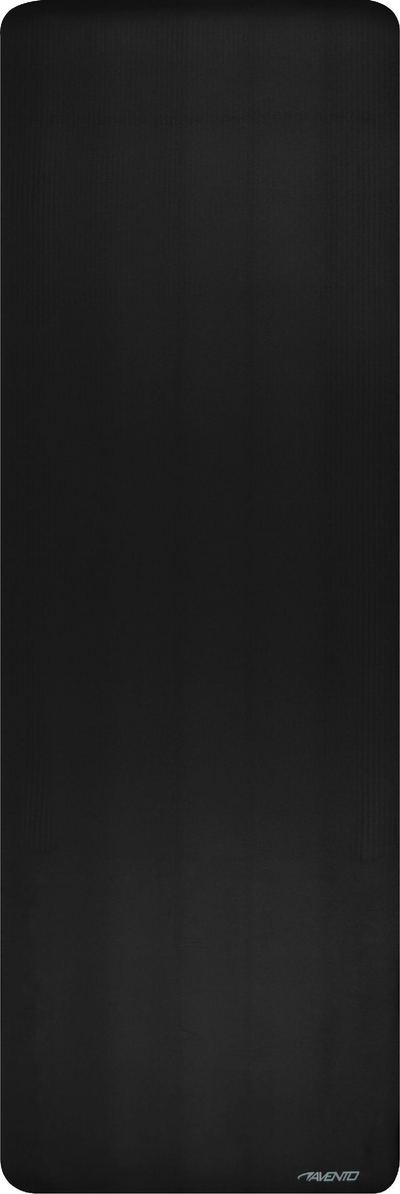 Тепих за јога Avento NBR, 183×61 cm, 12 mm, црн