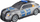 Makinë policie lodër Teamsterz Mighty Machines Police Interceptor, drita dhe tinguj