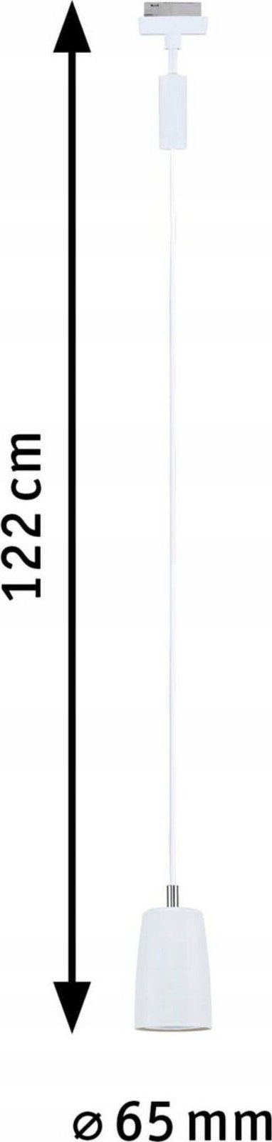 Vare tavani Paulmann URail, 1x GU10, 122cm, e bardhë