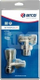 Set valvolash këndore radiator TEIDE PLUS, 1/2 x 16, për tuba shtresorë, krom i lustruar