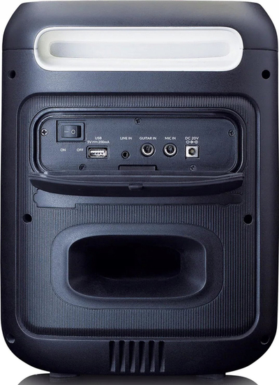 Kuti zanore Lenco PA-100BK, Bluetooth, me mikrofon, e zezë