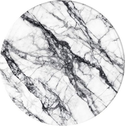 Mbajtëse telefoni Popsockets White Stone Marble 2, grip edhe stand, mermer i bardhë