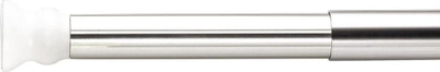 Shtangë perde dushi RIDDER 55200, teleskopike 110-185cm, krom, argjendtë