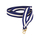 Shirit medaljeje Victoria Sport Ribbon, 22 mm, me kapëse metalike, blu-bardh-blu