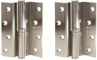 Шарка за врата Metal HINGE DOOR100X75X2.5, 100x75x2.5 mm, мат никел