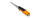 Sharrë dore Fiskars, 15cm, 8tpi, zezë/ portokalli