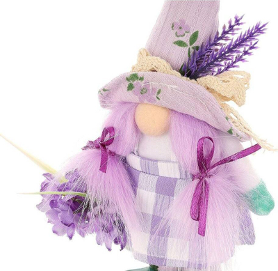 Figurine dekorative Saska Gift and Decor Lavender Girl, 25 cm, vjollcë
