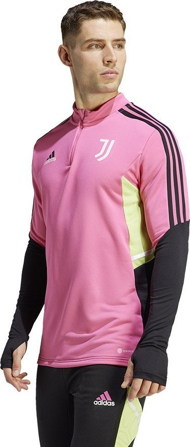 Bluza stërvitje Adidas Juventus Turin Condivo 22 23, me teknologji AEROREADY, 100% fibra të ricikluara