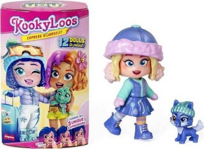Set kukulla KookyLoos Holiday YaY Mix, seri IV, 12 kukulla, shumëngjyrëshe