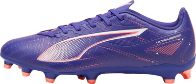 Atlete futbolli Puma Ultra 5 Play FG AG, Formula Pack, për bar natyral dhe sintetik, të bardha
