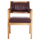 Kolltuk Belmon 55×57×81 Hcm (HM18144.05), kuqe