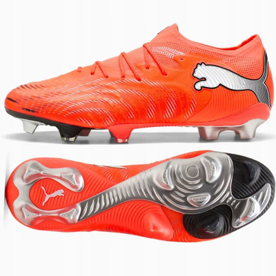 Këpucë futbolli Puma Future 9 Ultimate Low FG, terren i thatë, Nr 42.5, të kuqe