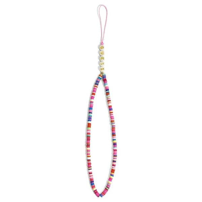 Rrip telefoni Guess GUSTGMPP, koleksioni Heishi Beads, rruaza shumëngjyrëshe, rozë me shumë ngjyra