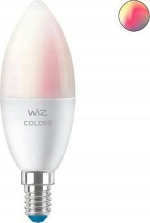 Llampë smart WiZ Candle C37, 4.9W, RGB 2200-6500K, E14, e bardhë