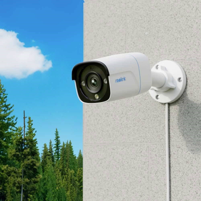 Камера за безбедност Reolink P340, 12MP 4512x2512, PoE, IP66, бела