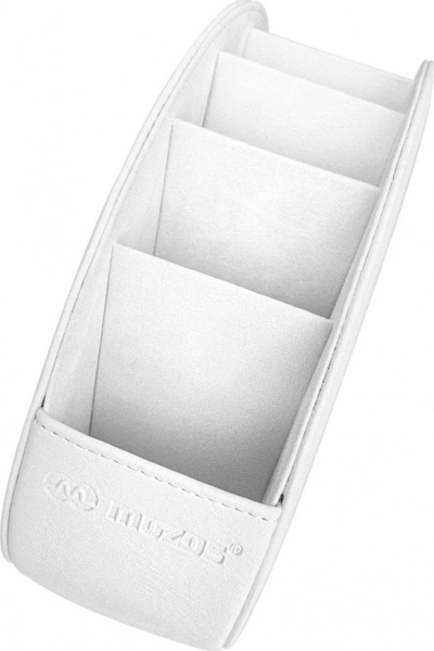 Mbajtëse telekomandash Mozos RCH-1-WH, 5 ndarje, lëkurë eko, i bardhë