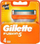 Koka zëvendësuese rroje Gillette Fusion5, 4 kokëra, portokalli