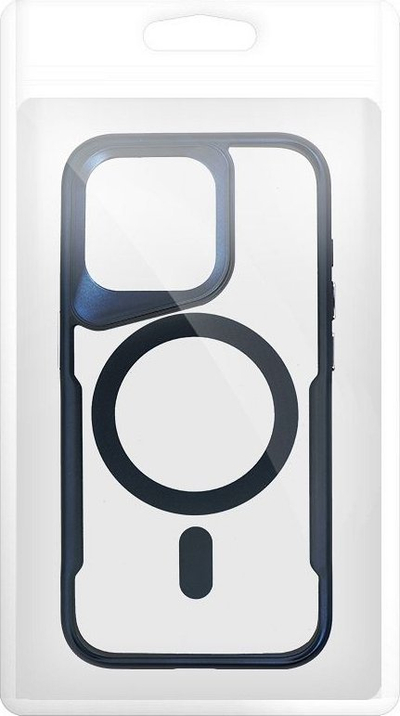 Kapak telefoni Ergofit Newzone për iPhone 15 Pro Max, kompatibil me MagSafe, i kaltër