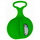 Slitë bore Prosperplast Sliding Sled Apple, plastike, për kalamaj 3+, jeshile