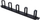 Organizer kabllosh Extralink EX.8680, 1U, për rack 19", i zi