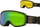 Syze skish Giro Roam, lentet Loden Green S2 dhe Yellow S1, jeshile