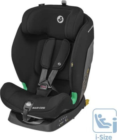 Автоседиште Maxi-Cosi Titan i-Size, група 1-2-3, погодно од 15 месеци до 12 години, црно