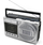 Radio kasetofon Soundmaster RR20SI, FM AM SW, USB Bluetooth, ngjyrë argjendtë
