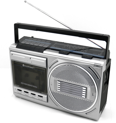 Radio kasetofon Soundmaster RR20SI, FM AM SW, USB Bluetooth, ngjyrë argjendtë