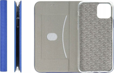 Kapak libri Vennus Sensitive Book për Xiaomi Redmi 13C, TPU, me magnet, gri