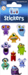 Ngjitëse Sticker Boo Monsters 476947, fletë 6×18 cm, shumëngjyrëshe