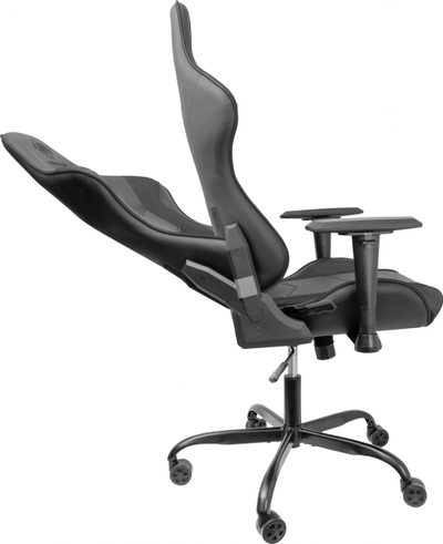 Karrige gaming Deltaco GAM-096, ergonomike, me mbështetëse krahësh, e zezë
