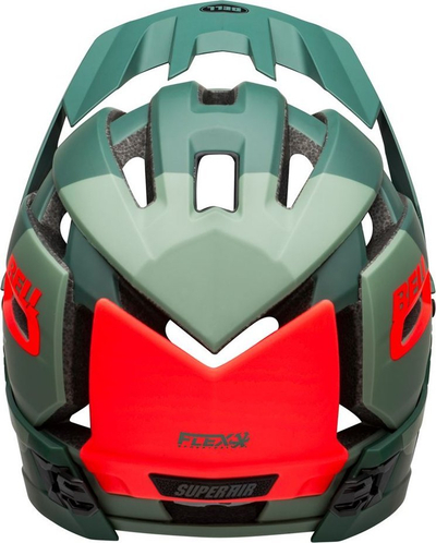 Helmetë çiklizmi Full Face Bell Super Air R Mips Spherical, MTB, e bardhë infrakuqe mat me shkëlqim