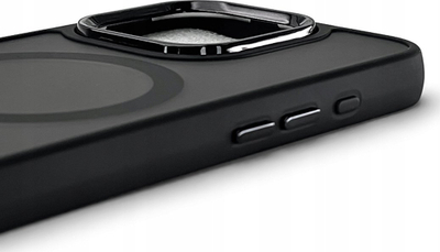 Kuti mbrojtëse Fashion Case MagSafe për iPhone 16 Plus, dizajn i hollë, e zezë