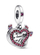 Varëse për byzylyk Pandora Devil Heart, e argjendtë