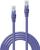 Kabllo rrjeti LINDY CAT6, 0.5m, vjollcë