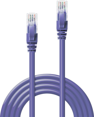 Kabllo rrjeti LINDY CAT6, 0.5m, vjollcë