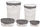Set shporta Beliani Vakari, 5 copë, dru shelgu, gri