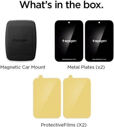 Mbajtës magnetik për veturë Spigen H12 000CD20115, e zezë