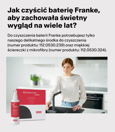 Rubinet kuzhine Franke Prince II, me dush tërheqës, Onyx, i zi