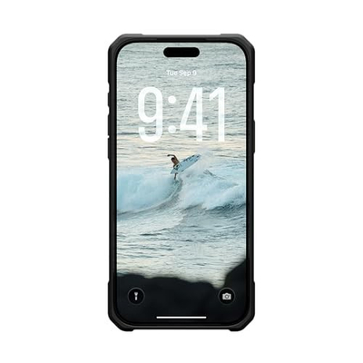 Mbulesë telefoni UAG Pathfinder Clear për iPhone 17 Pro Max, MagSafe, rezistencë ushtarake, gri e zezë
