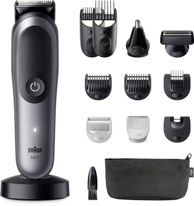 Set trimer Braun Series 7 AIO7560, 13 në 1, për mjekër dhe trup
