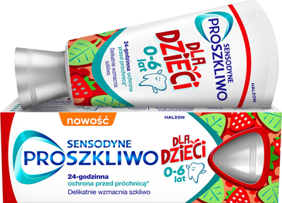 Pastë dhëmbësh për kalamaj Sensodyne Kids, 50 ml, 0–6 vjeç, e bardhë