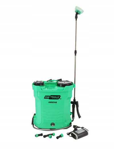 Sprej shpine me bateri AWTOOLS AW60148, 12L, presion i rregullueshëm, jeshil