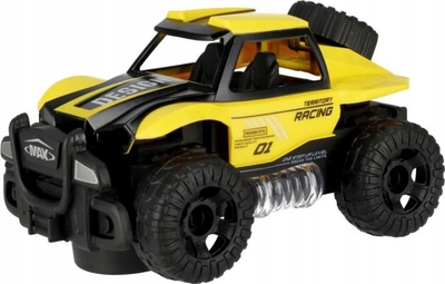 Makine lodër off road Mega Creative 531406, 14 cm, me drita edhe zëra, jeshile a e verdhë