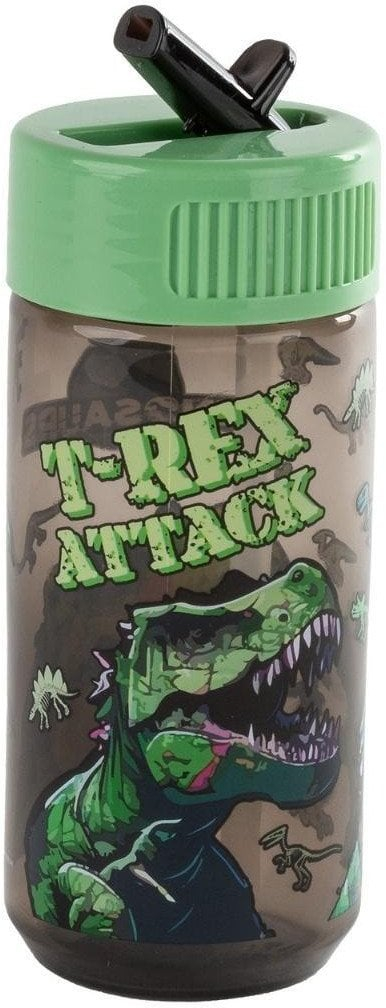 Shishe uji Derform Water Bottle with Dinosaur 20, 330ml, për kalamaj, shumëngjyrëshe