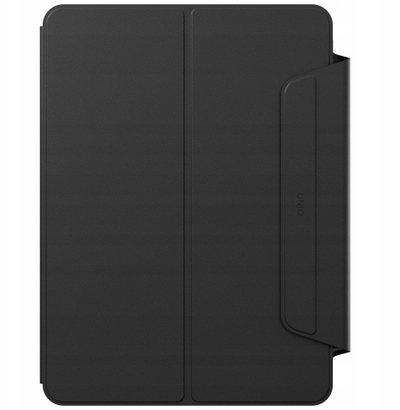 Futrollë magnetike UNIQ Rovus Snapmount për iPad Pro 11 M4, që çahet më vete, rrotullim 360°, gri