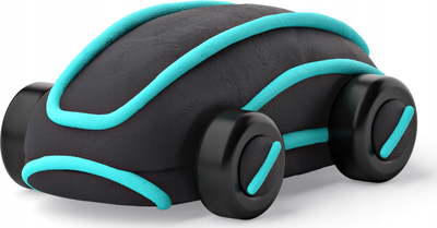 Set modelues Hey Clay Cyber Car, 70g, lodër makine, blu
